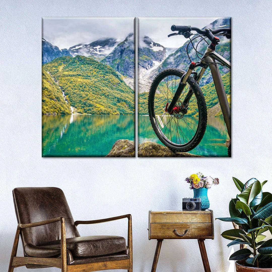 Impression Photo Toile 2 Panneaux Portrait