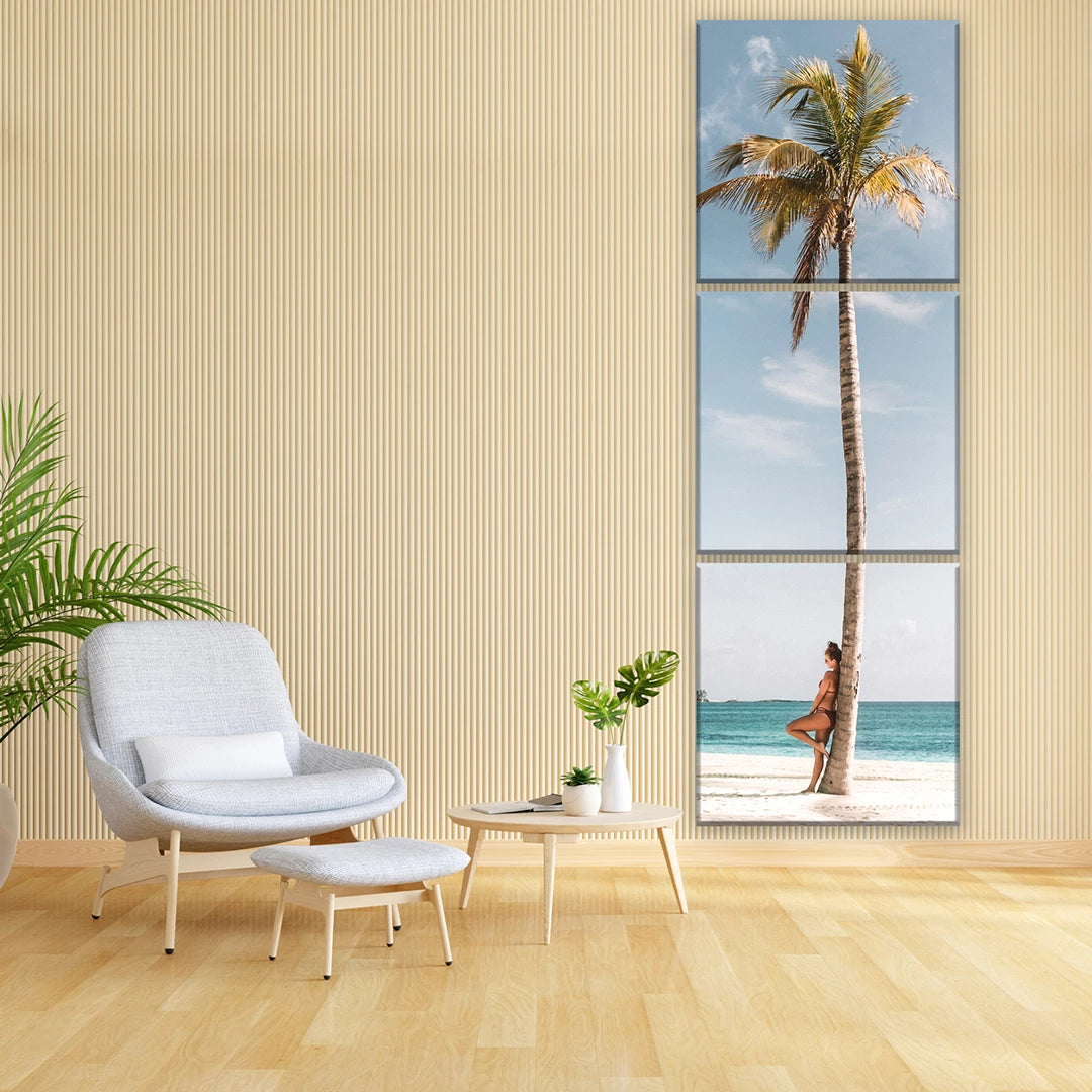 3 Parties Personnalisé Photo Sur Toile Carré