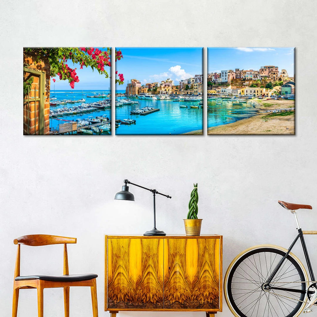 3 Parties Personnalisé Photo Sur Toile Carré