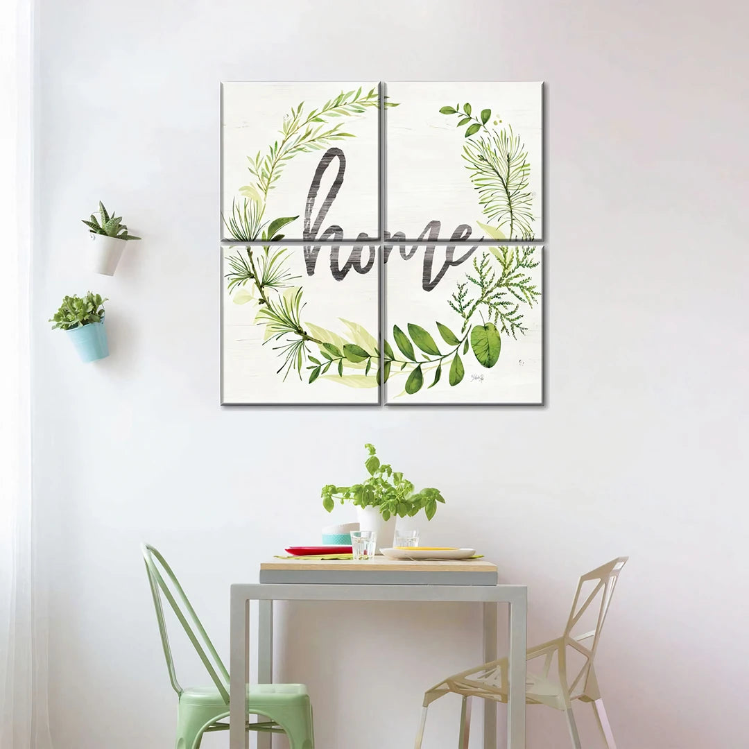 Carré 4 Parties Photo Sur Toile Personnalisé