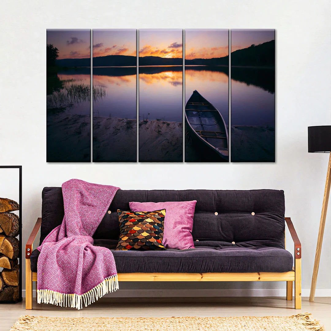 80x150cm 5 Parties Toile Personnalisé Photo