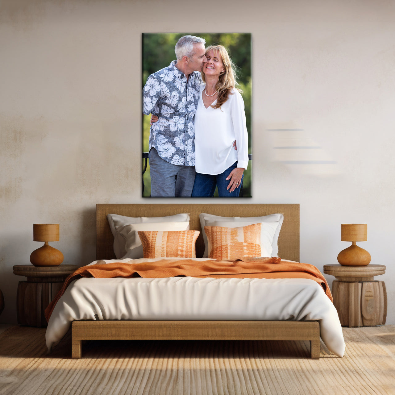 20x30cm Photo Sur Toile Personnalisé Portrait