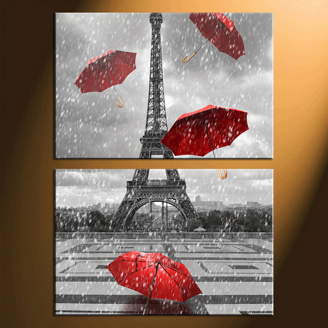 Portrait Photo Sur Toile 2 Parties