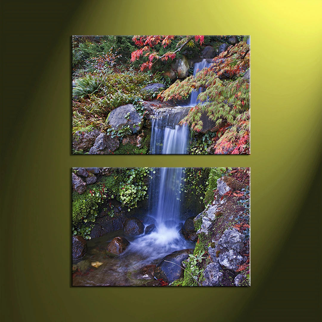 Portrait Impression Photo Toile 2 Panneaux