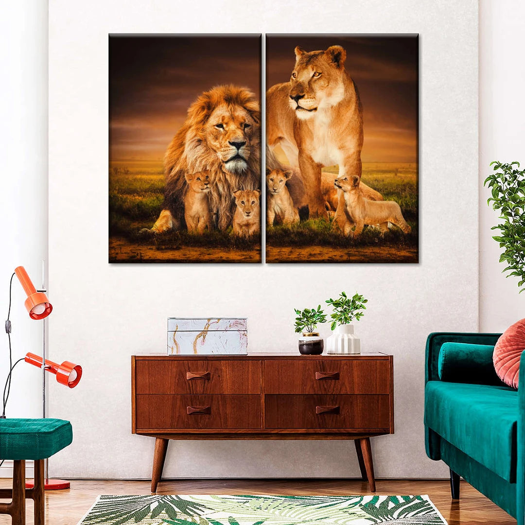 Photo Sur Toile 2 Parties Portrait