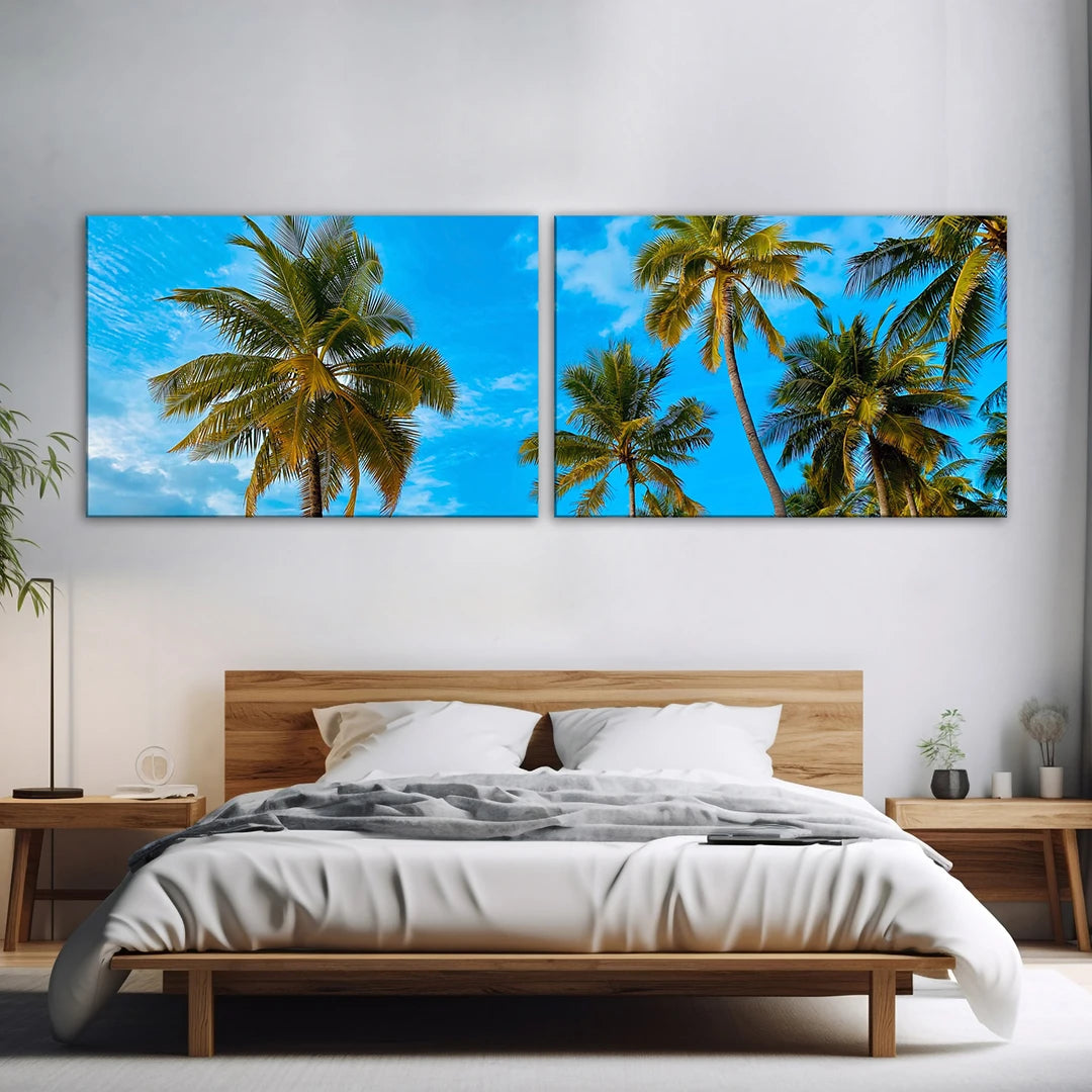 Impression Photo Toile 2 Panneaux Paysage