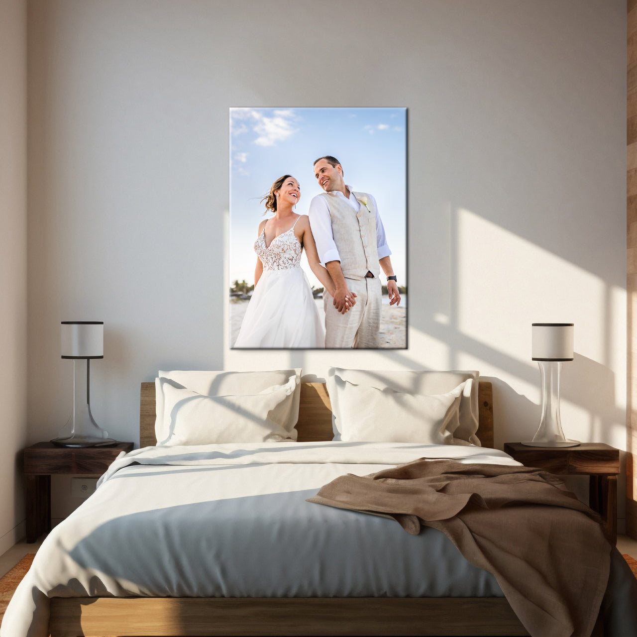 20x30cm Photo Sur Toile Personnalisé Portrait