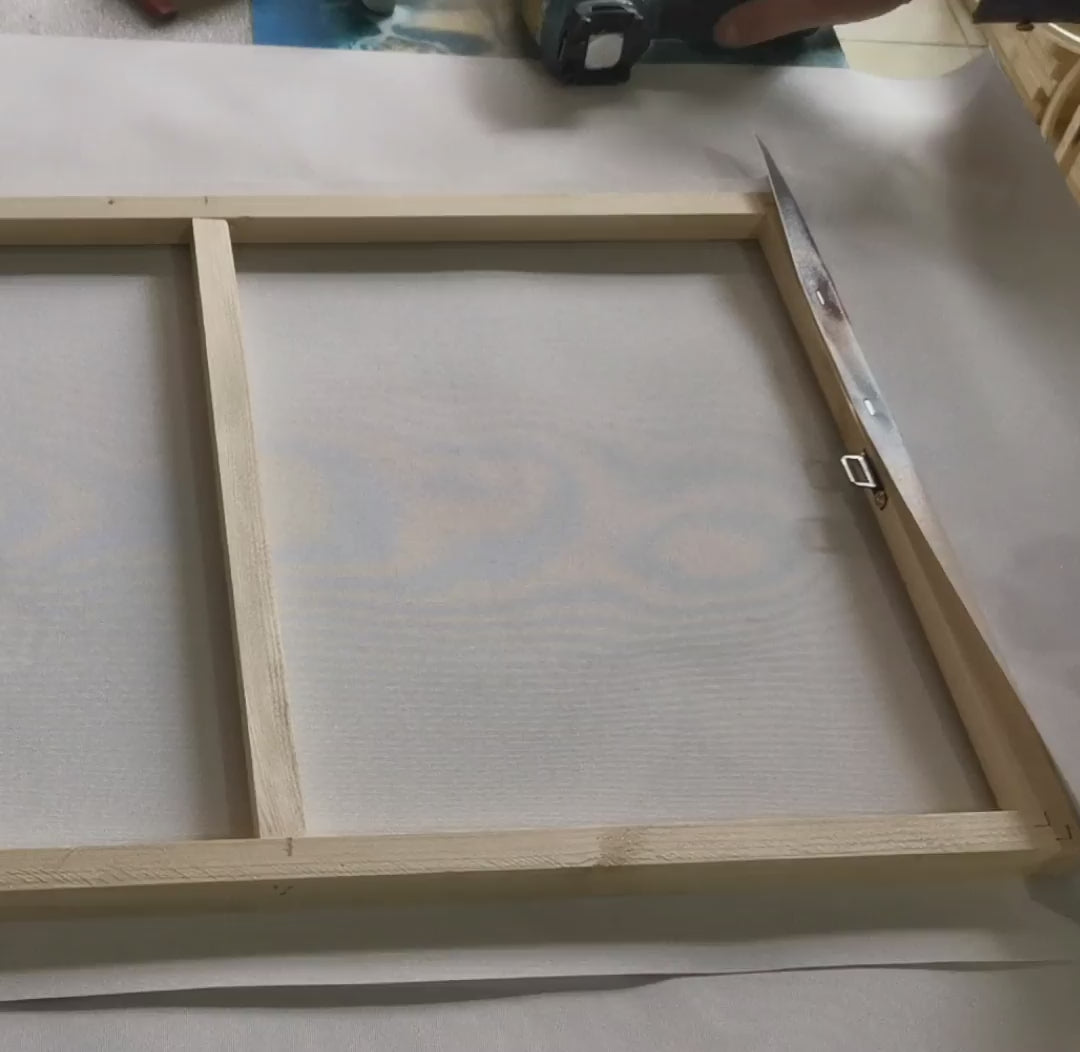 40x120cm 3 Parties Toile Personnalisé Photo