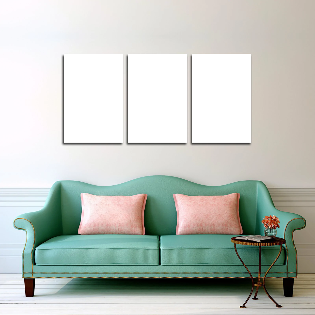 30x60cm 3 Panneaux Impression Photo Toile