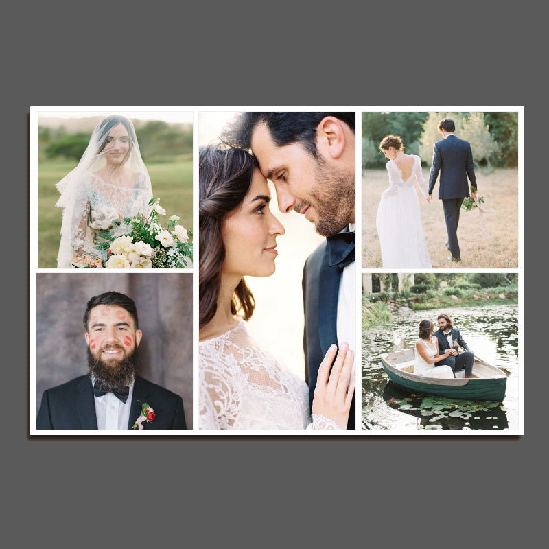 5 Photos Pêle-mêle Photo Sur Toile Paysage