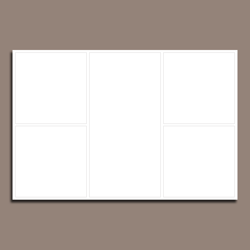 5 Photos Pêle-mêle Photo Sur Toile Paysage