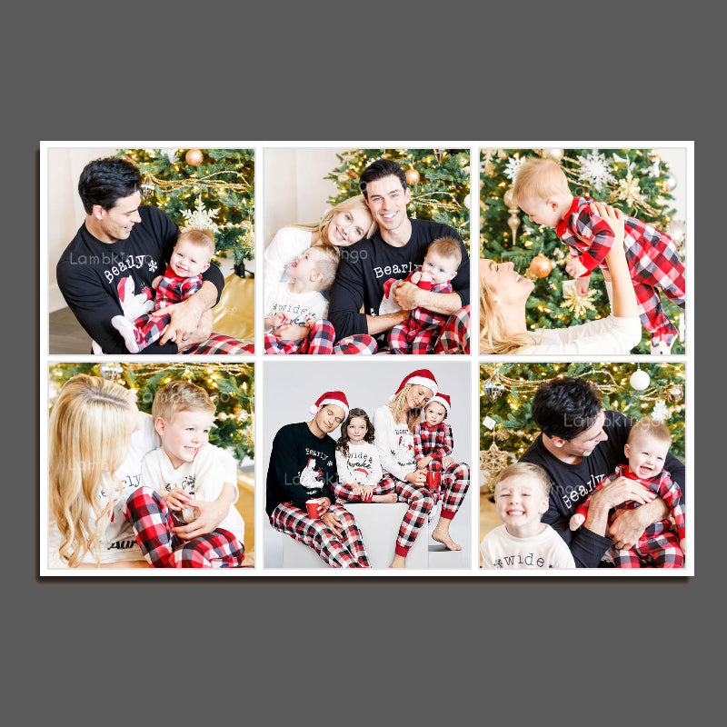 6 Photos Pêle-mêle Photo Sur Toile Paysage