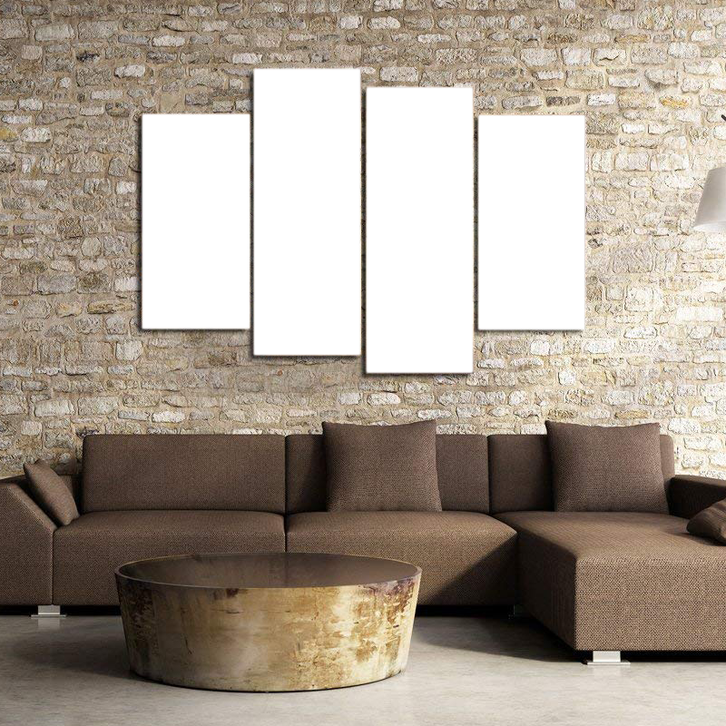 89x120cm 4 Panneaux Impression Photo Toile