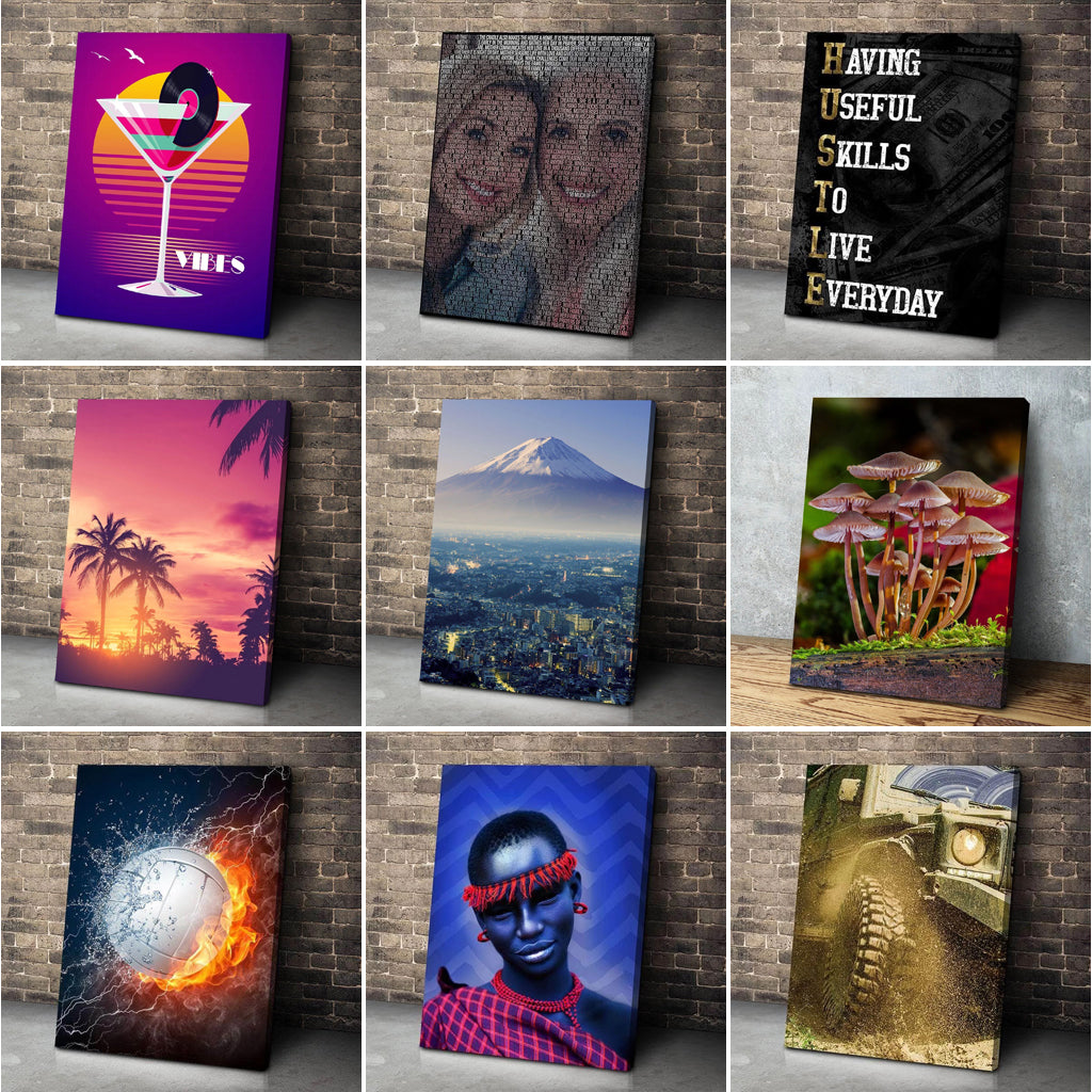 40x50cm Impression Photo Sur Toile Portrait