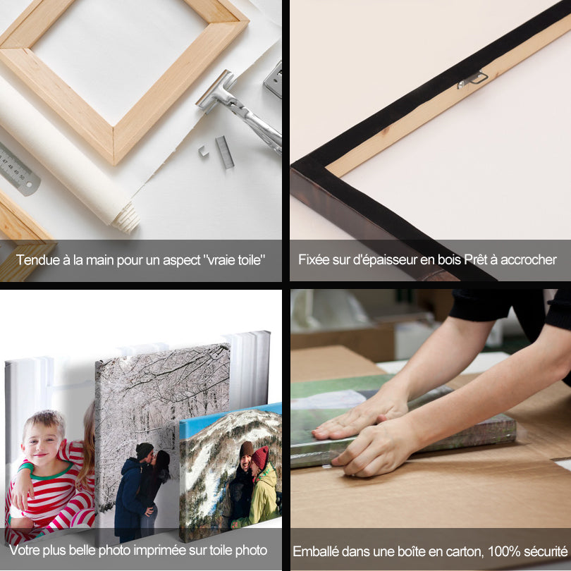 50x75cm Impression Photo Sur Toile Portrait