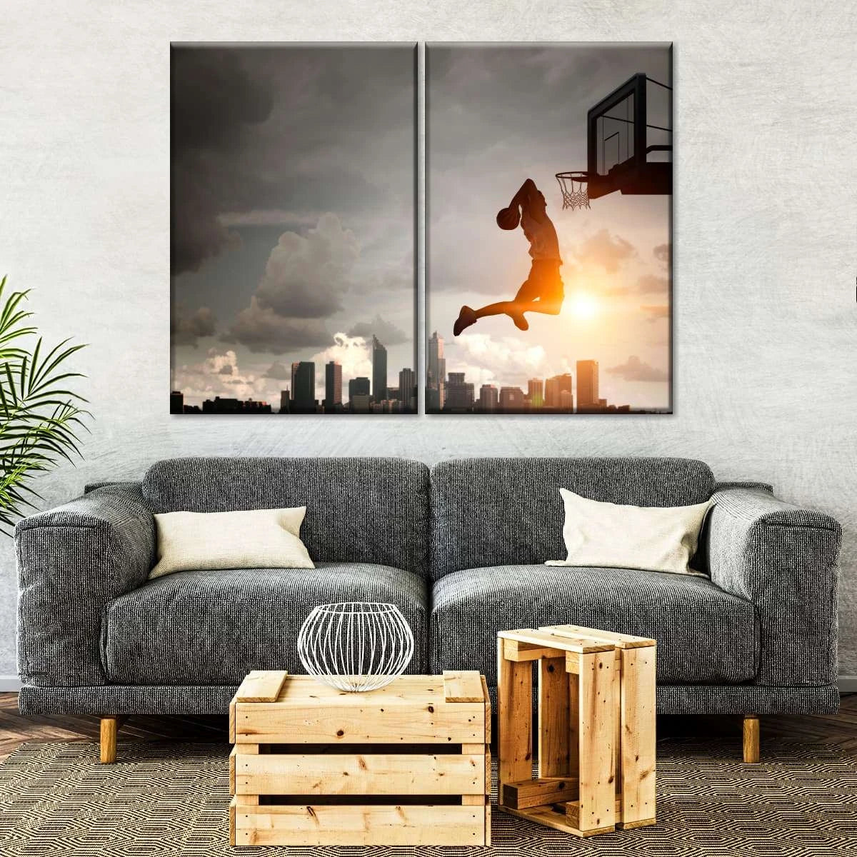 Photo Sur Toile 2 Parties Portrait