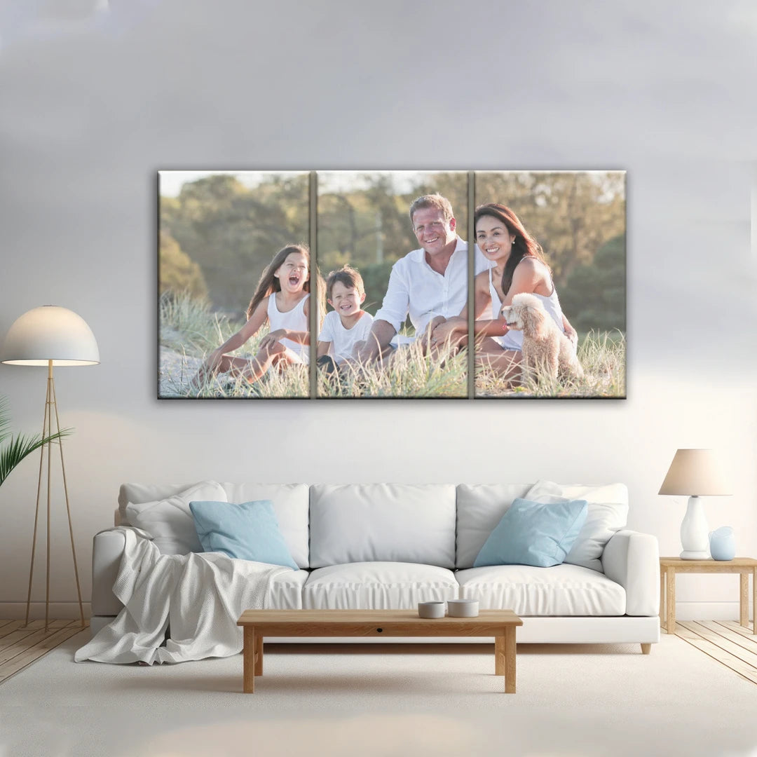 40x90cm 3 Panneaux Impression Photo Toile