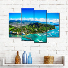 Charger l&#39;image dans la galerie, 60x120cm 4 Parties Toile Personnalisé Photo
