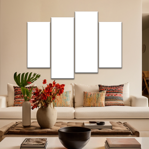 4 Piece Livingroom Canvas Art