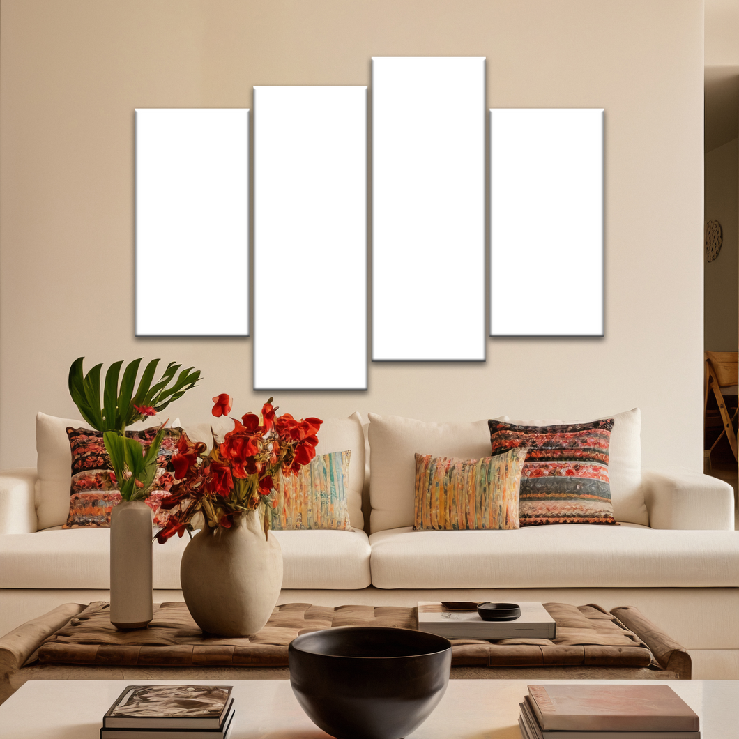 4 Piece Livingroom Canvas Art