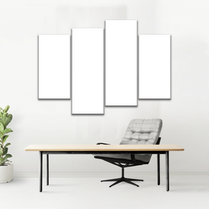 4 Piece Office Canvas Art