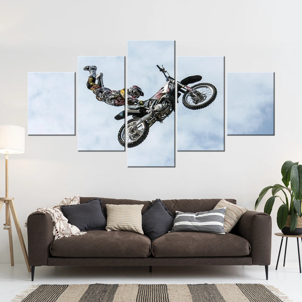 Tableau Photo Personnalisé 5 Parties Pyramide | 200x107cm