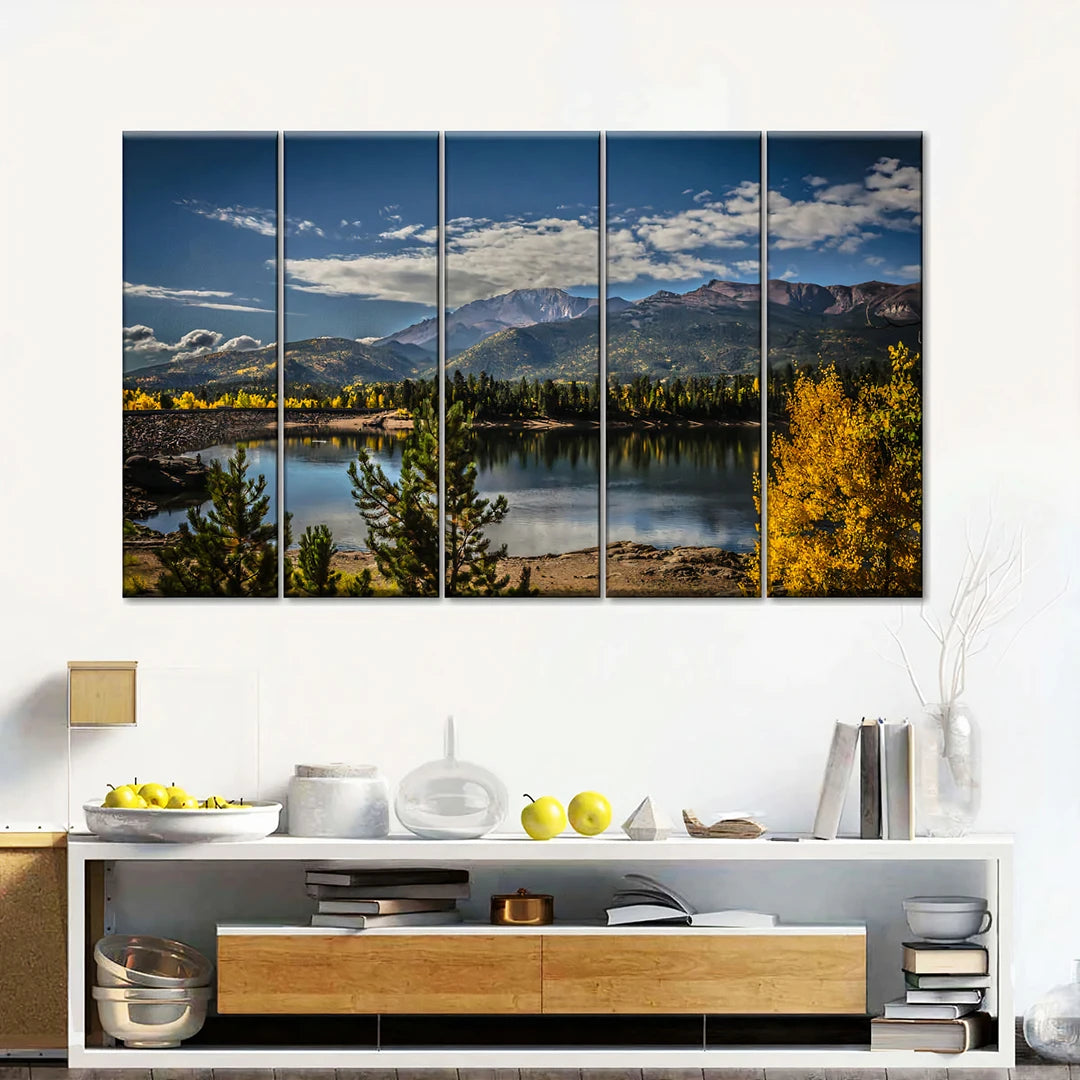 80x150cm 5 Parties Toile Personnalisé Photo