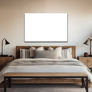 Bedroom Photo Canvas Wall Art Landscape