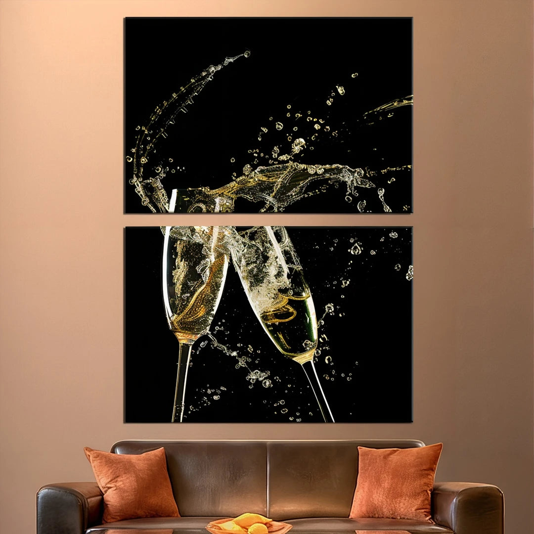 Portrait Photo Sur Toile 2 Parties
