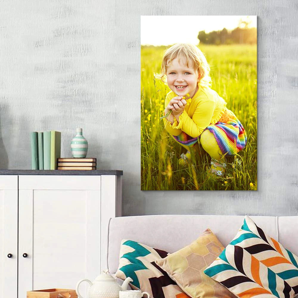 20x30cm Photo Sur Toile Personnalisé Portrait