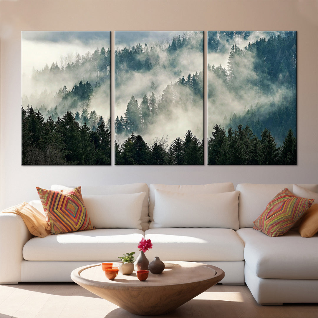 40x90cm 3 Parties Toile Personnalisé Photo