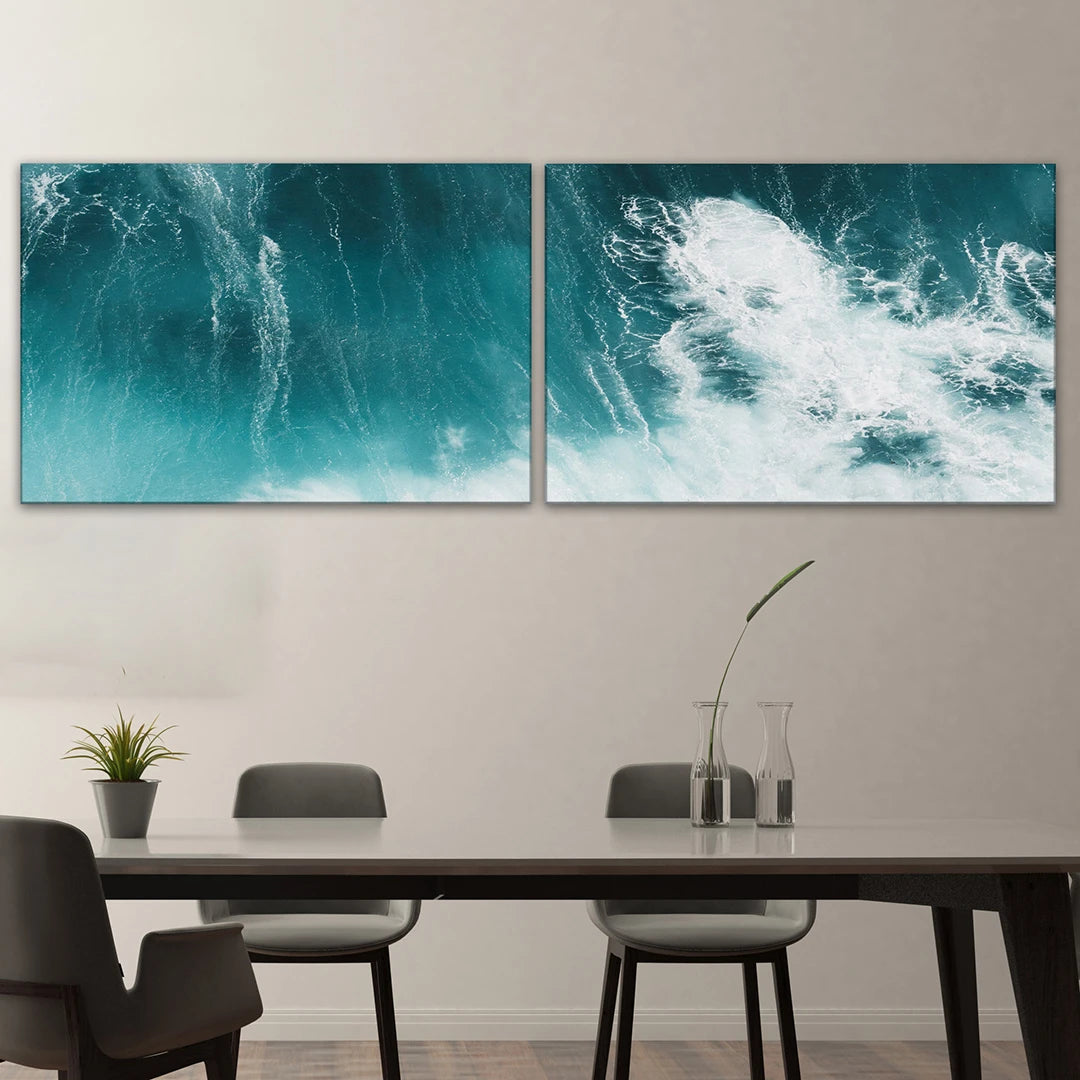 Impression Photo Toile 2 Panneaux Paysage