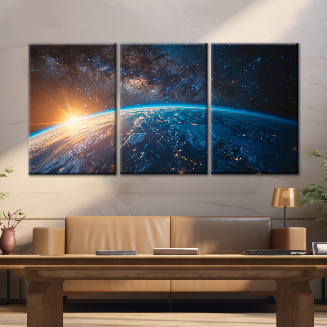 40x90cm 3 Parties Toile Personnalisé Photo