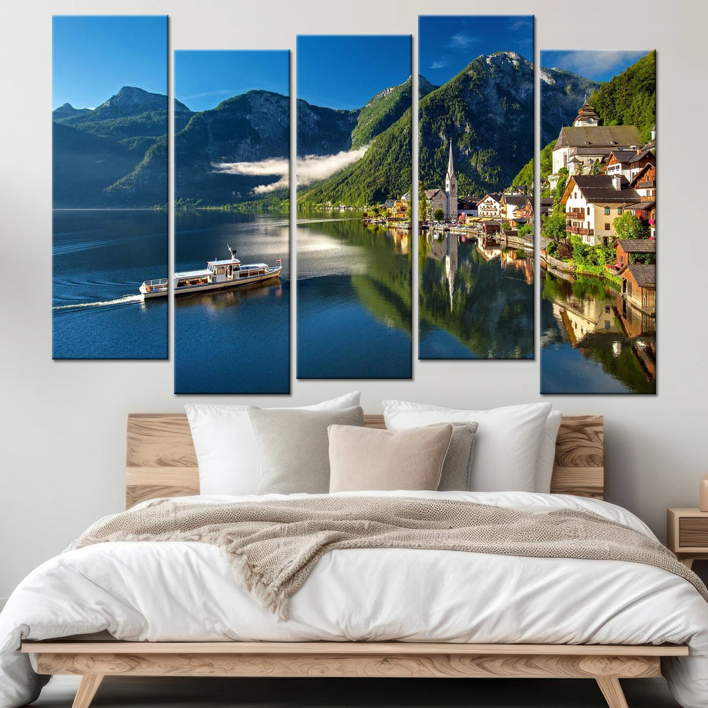 Tableau Photo 5 Panneaux "Le Rythme" – Effet Décalé (200x107cm)