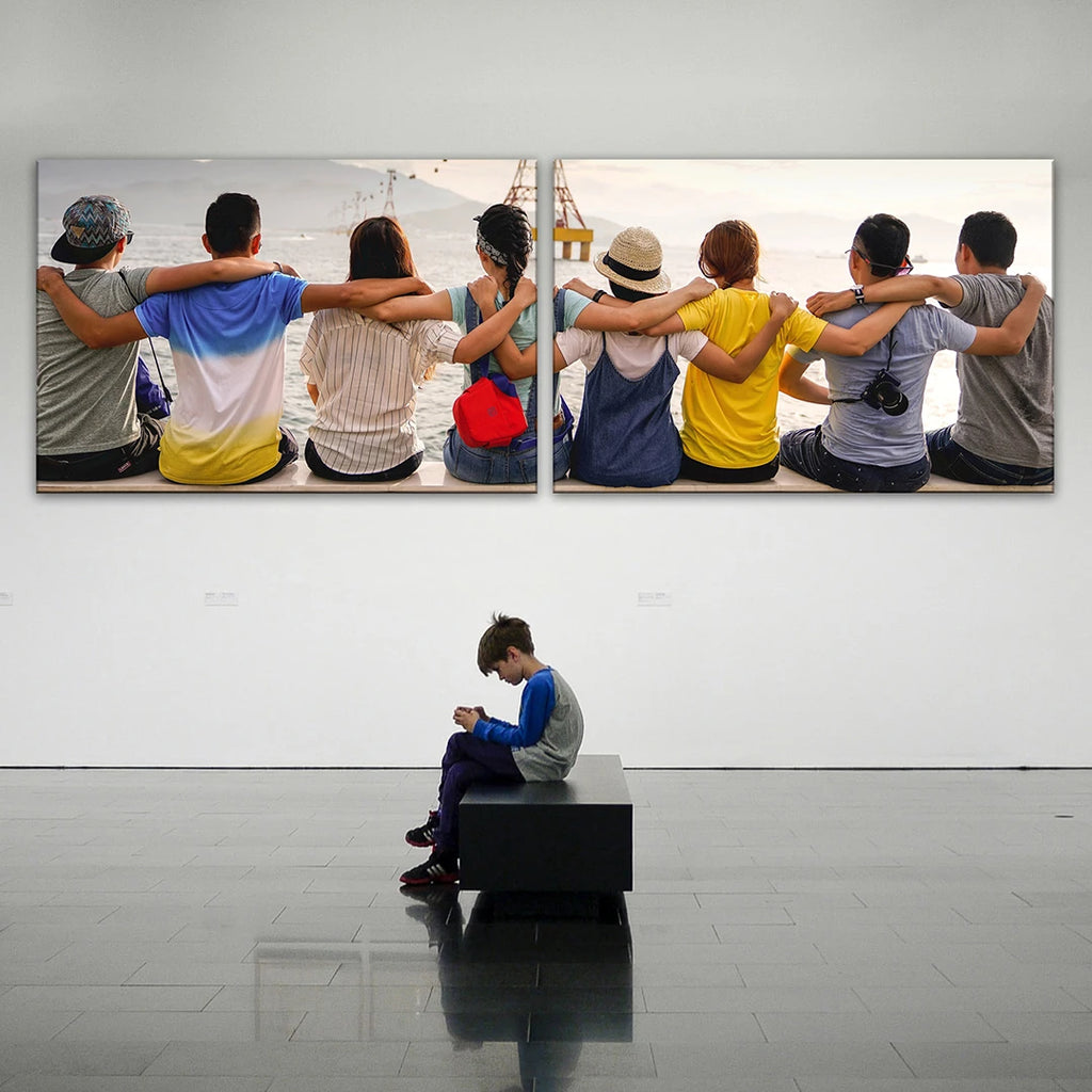 Photo Sur Toile 2 Parties Paysage