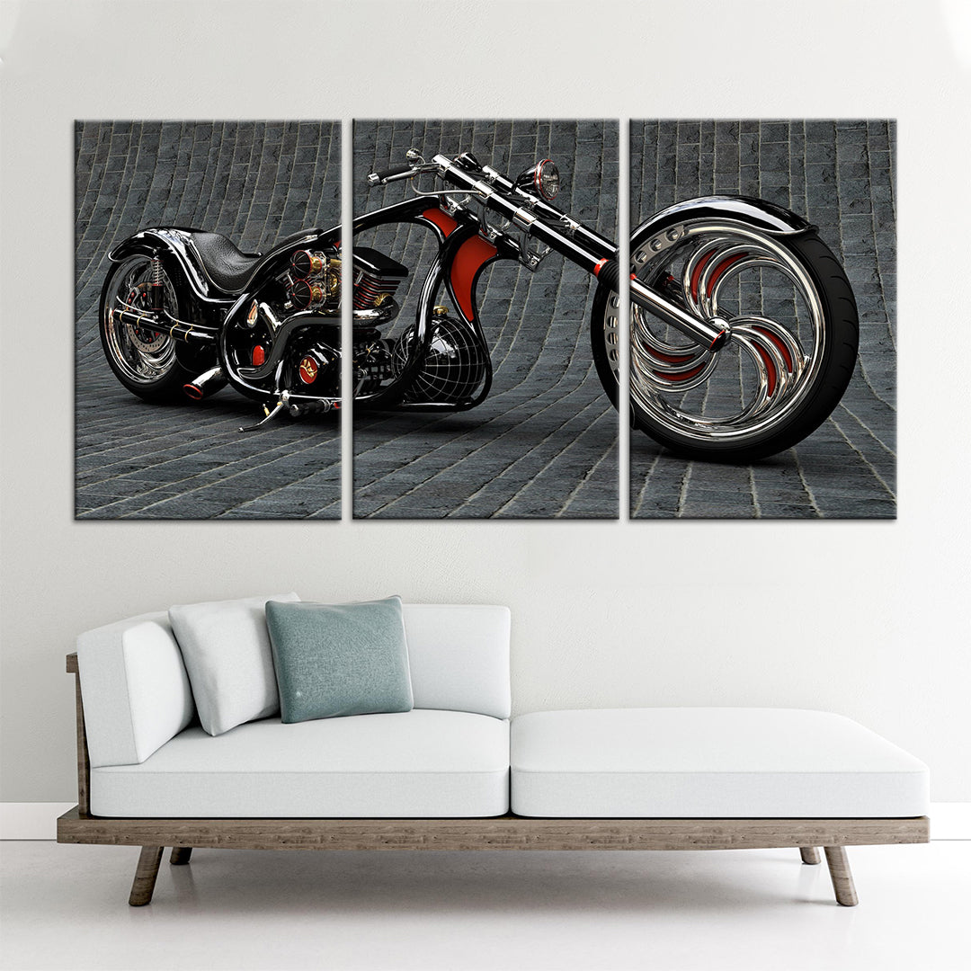 40x90cm 3 Parties Toile Personnalisé Photo