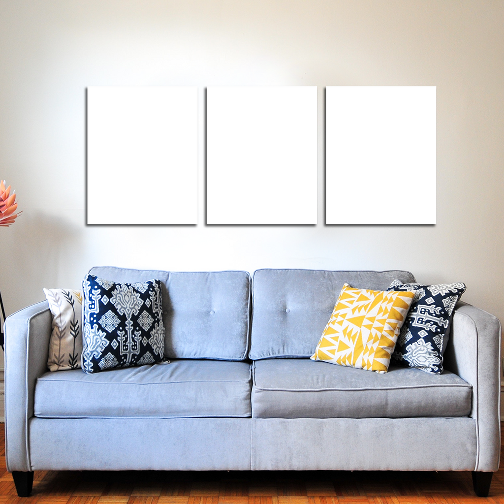 50x120cm 3 Panneaux Impression Photo Toile