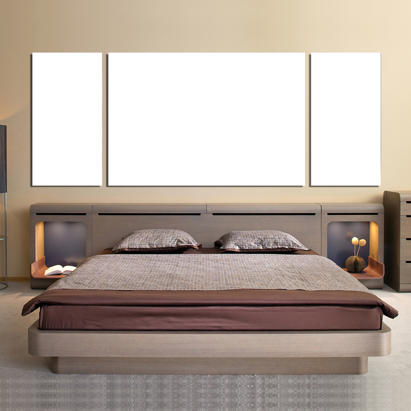 60x170cm 3 Panneaux Impression Photo Toile