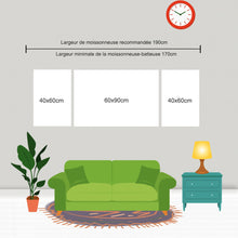 Charger l&#39;image dans la galerie, 60x170cm 3 Parties Toile Personnalisé Photo
